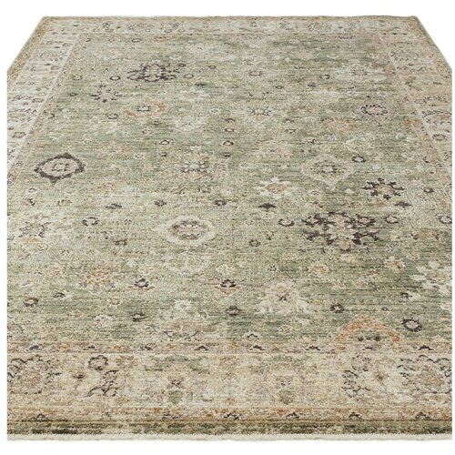 Asiatic Carpets Zelena/bež ručno rađena staza 67x240 cm Heriz Ornate &amp;ndash; Slike