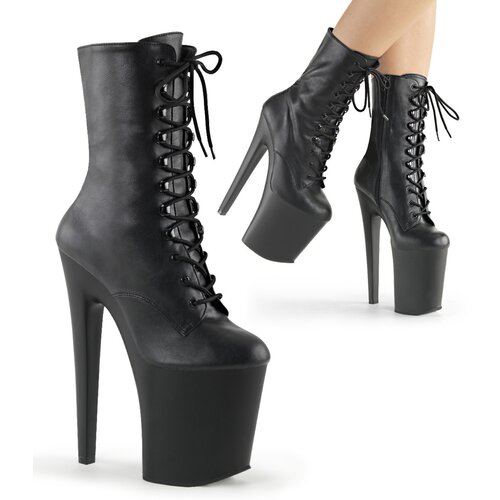 Pleaser USA Pleaser XTREME-1020 Faux Leather Black Matte 44 Cene