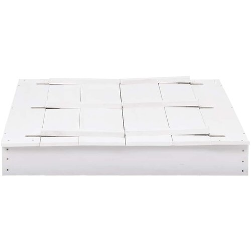  Pje&amp;scaron;čanik od jelovine bijeli 95 x 90 x 15 cm Slike