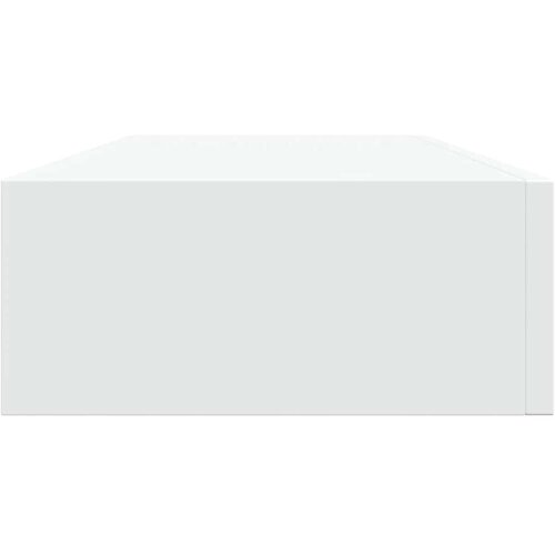  Zidna polica s ladicom bijela 60 x 23,5 x 10 cm MDF Slike