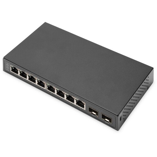 Digitus 8-Port Gigabit + 2 Gigabit SFP Ethernet, Unmanaged Switch Cene