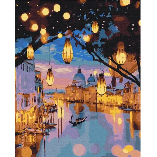  Slika za samostalno slikanje - Lanterns in Venice 40x50 Slike