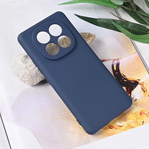 Teracell maska za Xiaomi Redmi Note 14 Pro Plus Soft Velvet tamno plava Cene