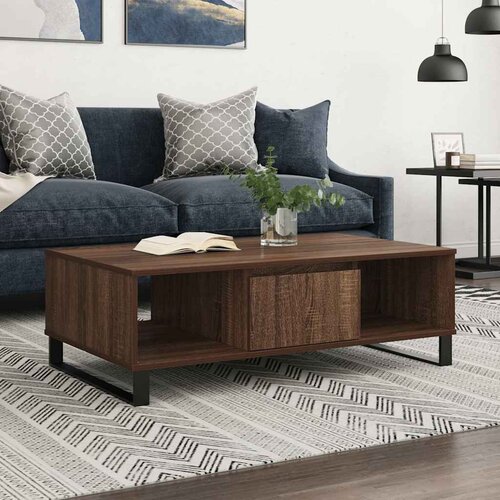  Stolić za kavu boja hrasta 104 x 60 x 35 cm konstruirano drvo Cene