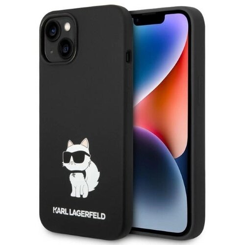 Karl Lagerfeld SILIKONSKI OVITEK CHOUPETTE MAGSAFE ZA IPHONE 14 PLUS ČRN, (21898476) Cene