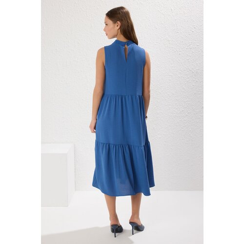 Trendyol blue wide cut dress Cene