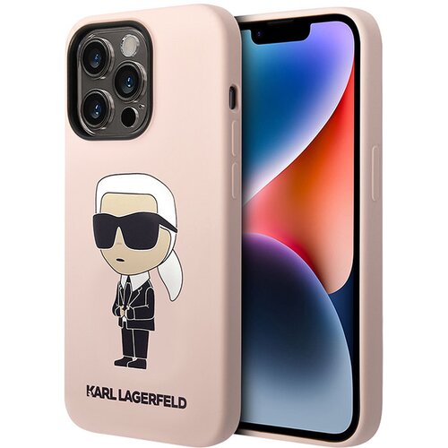  Torbica Karl Lagerfeld Hc Silicone NFT Ikonik za iPhone 15 Pro Max 6.7 roze (KLHCP15XSNIKBCP) Cene