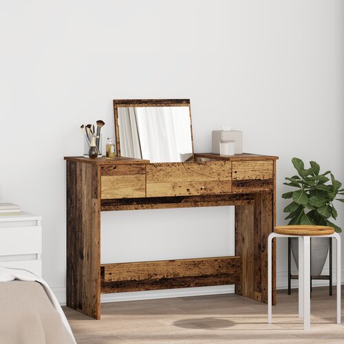 vidaXL Toaletna miza z ogledalom Star les 100x45x76 cm Cene