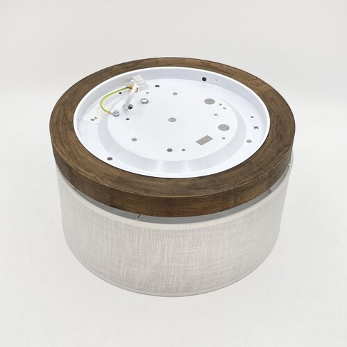  Brilagi - LED plafonsko svetlo BELLADONNA 1xE27/15W/230V &amp;Oslash; 30 cm bela/hrast orah Slike