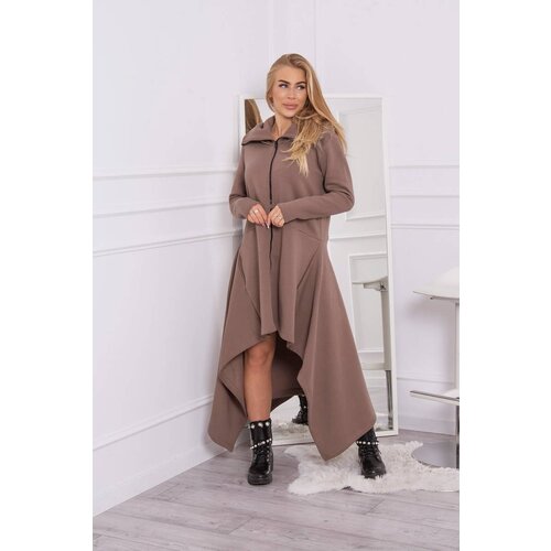 Kesi Insulated mocha dress with longer sides Slike