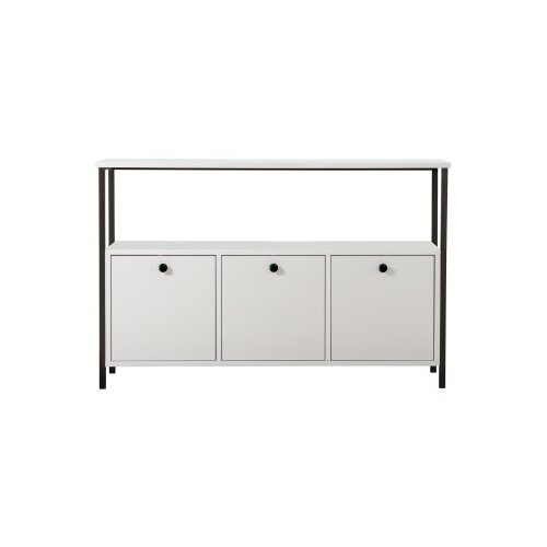 Hanah home Bijeli pomoćni stol u mat dekoru 29,5x120 cm Solace &amp;ndash; Slike