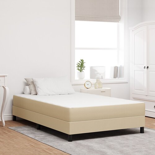 vidaXL Pocket Spring Postelja Matica Svetlo Zelena Siva Srednja 120x200x20 cm Tkanina Cene
