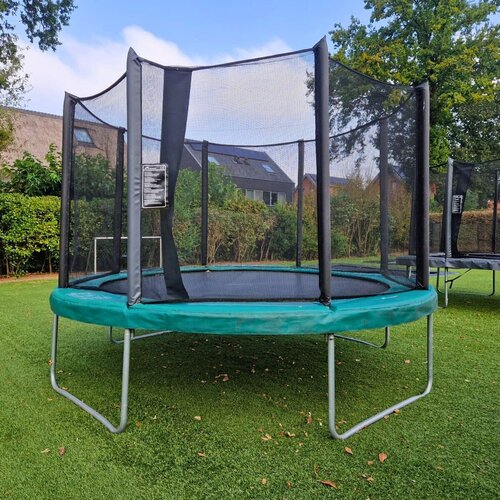 Akrobat Orbit trampolin &amp;ndash; družinski trampolin za dvori&amp;scaron;če 305-cm-zeleni Slike