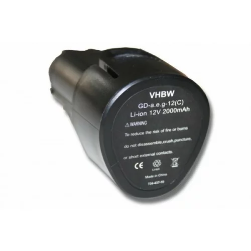 VHBW Baterija za AEG L1215 / L1215R, 12 V, 2.0 Ah