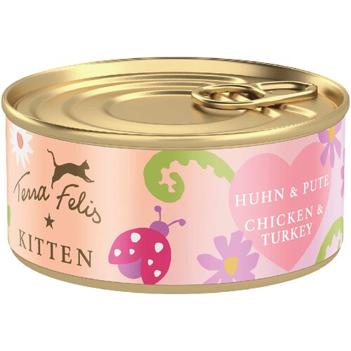 Terra Felis Kitten 18 x 70 g - Piščanec in puran Cene