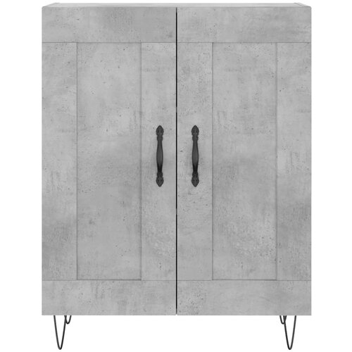  Komoda siva boja betona 69,5x34x90 cm od konstruiranog drva Slike