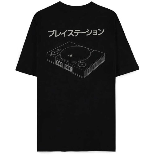 Difuzed Playstation - Men\'s Back Console Short Sleeved T-Shirt (XL) Cene