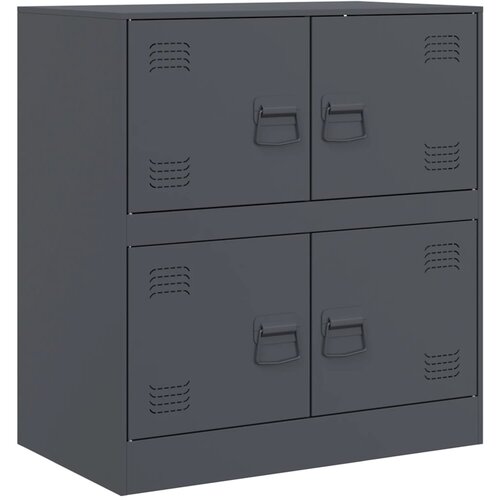 Maison Chic Komoda - Predalnik antracitna 67x39x73 cm jeklo, (21715565) Slike