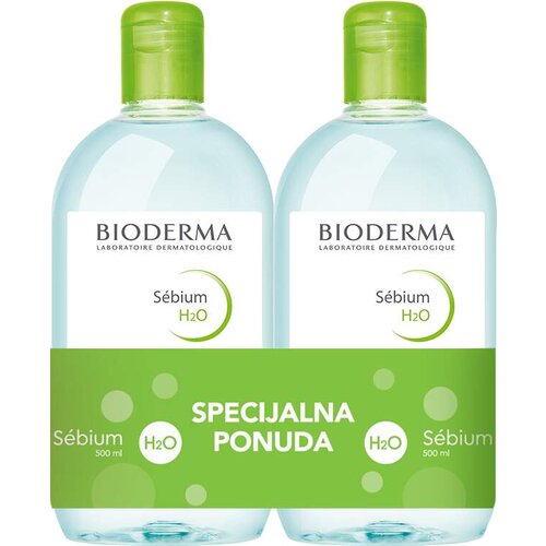 Bioderma set Sebium Micelarna voda, 500 ml x 2 Cene