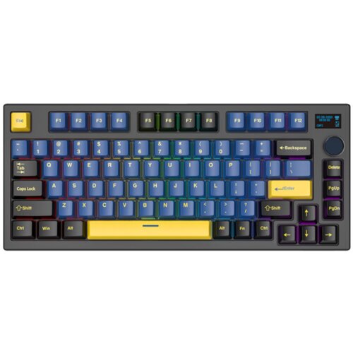 Fantech tastatura mehanička Gaming MK910 RGB Vibe Maxfit 81 Grand Cobalt Wireless (Yellow switch) Slike