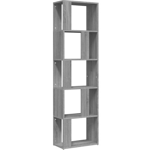 Maison Chic Knjižna omara - Knjižni regal siva sonoma 45x24x160 cm cm inženirski les, (21724625) Slike