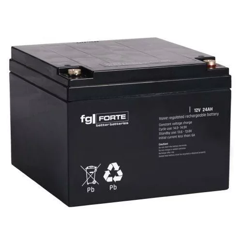 FG AKU 12V/24Ah - rezervni akumulator, življenjska doba do 10 let