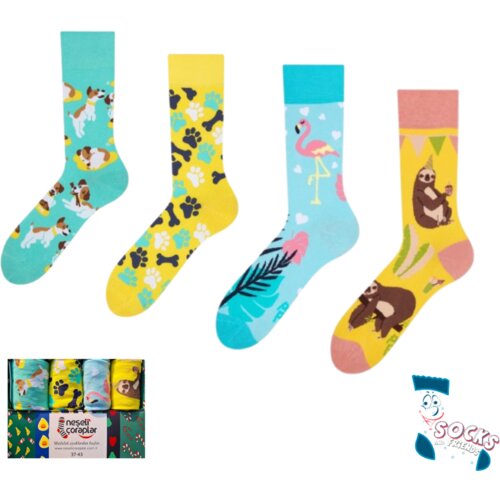 Socks & Friends Set Čarapa 4/1 Animal Lover Slike