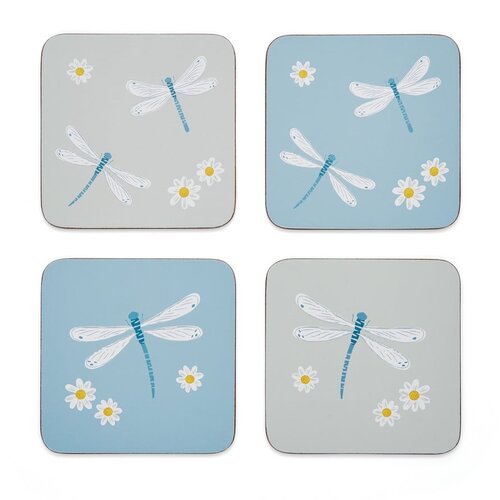 Cooksmart &amp;reg; Svijetlo plavo-sivi pluteni podmetači u setu od 4 kom English Meadow - Slike