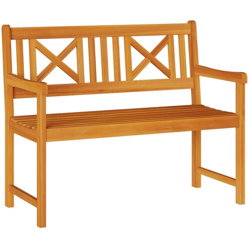  Vanjska klupa Prirodna 110 x 56 x 90 cm Čvrsto drvo akacije Slike