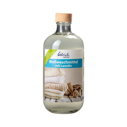 Ulrich nat&amp;uuml;rlich Detergent za volno z lanolinom v steklenici Slike