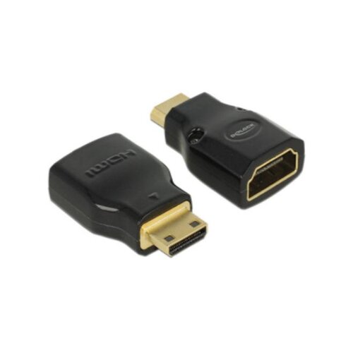 Delock adapter hdmi-c mini m - hdmi ž 4K 65665 Slike