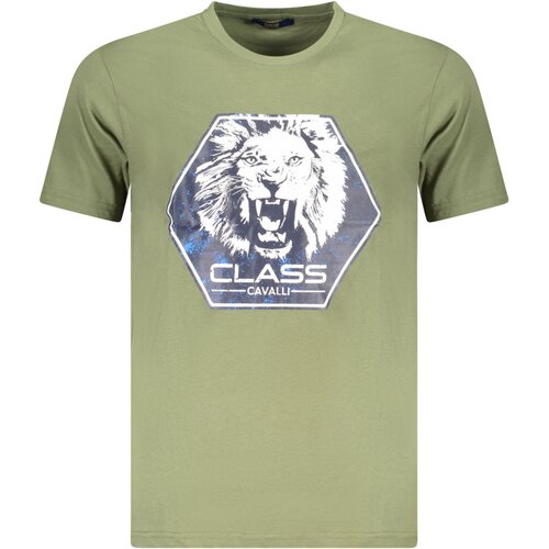 Cavalli Class SHORT SLEEVE T-SHIRT MEN GREEN Cene