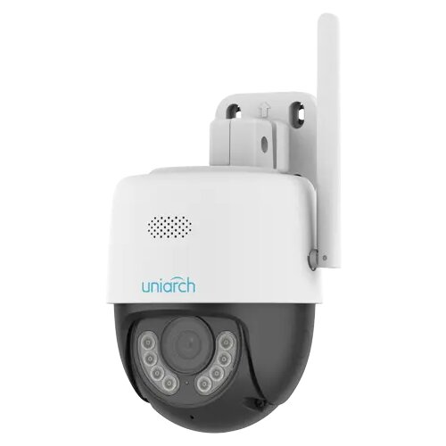 Uniview UHO-P1A-M3F4D Uniarch pan-tilt 3MP WiFi camera, built-in mic.&speaker, 30m IR & 30m White Light, RJ45 port, intrusion&human detection, autotracking,ONVIF, IP66, MicroSD 64GB & power adapter included Cijene