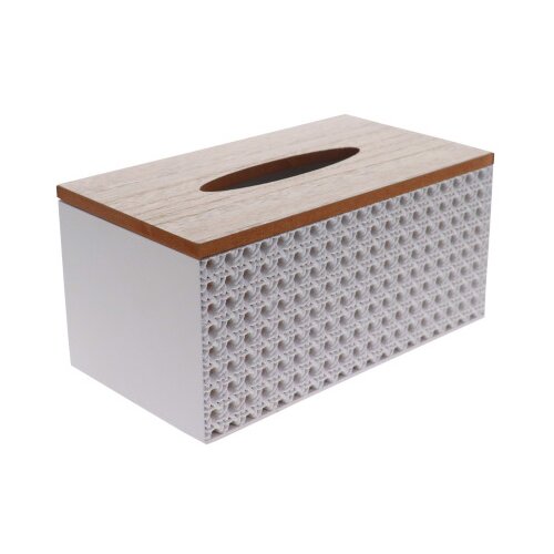 Master Kutija za maramice MDF 24x13x11,5cm 25AB1288 bijela Cijene