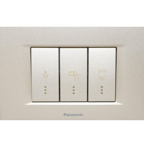 Panasonic 3M zlatni horizontalni kupatilski indikator sa indik. WT9(WVTT30025DR)-EU2 Thea Modula Cene