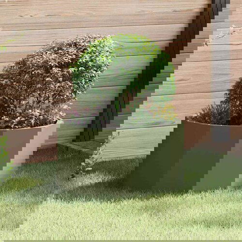 VidaXL Sadilica Maslinasto zelena 60 x 60 x 35 cm Čelik Slike