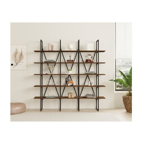Hanah home polica za knjige beylerbeyi walnut Slike