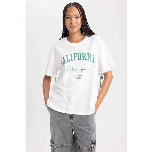 Defacto Oversize Fit Crew Neck Short Sleeve T-Shirt Slike
