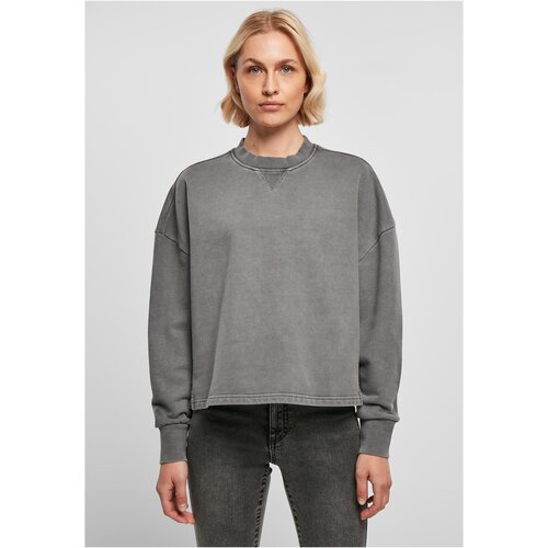 UC Ladies Ladies Heavy Terry Garment Dye Crewneck darkshadow Slike