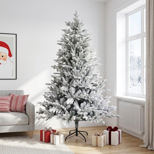  Umjetno božićno drvce s nogom 240 cm PVC i metal Cijene
