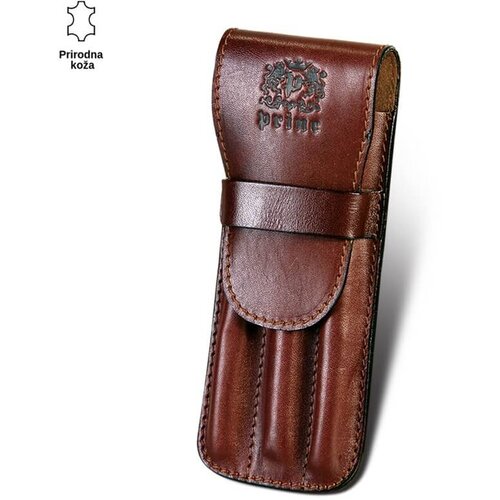 PRINC LEATHER Futrola za tri olovke, Braon Cene