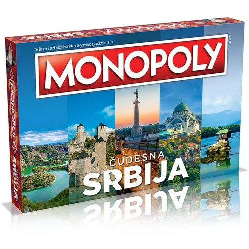 Hasbro društvena igra Monopoly - Čudesna Srbija Slike