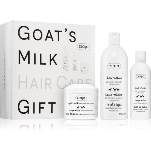 Ziaja Goat&amp;#039;s Milk poklon set (za suhu i o&amp;scaron;tećenu kosu) Slike