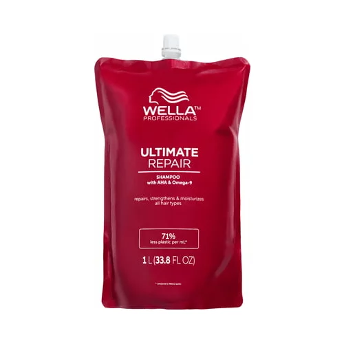 Wella Ultimate Repair Shampoo šampon za jačanje oštećene kose náhradní náplň 1000 ml
