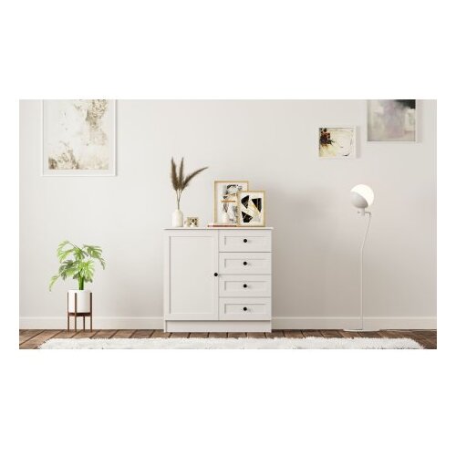 Hanah home Komoda Rb-168-04-002, 87x85x43 cm, Bijela Slike