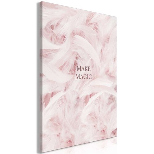  Slika - Pink Feathers (1 Part) Vertical 40x60 Slike