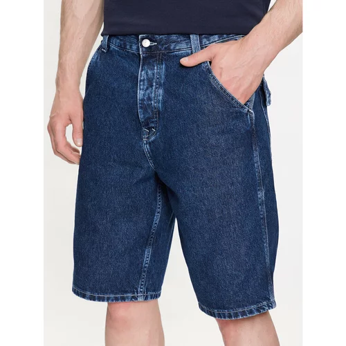 Tommy Jeans Jeans kratke hlače Aiden DM0DM16752 Modra Relaxed Fit
