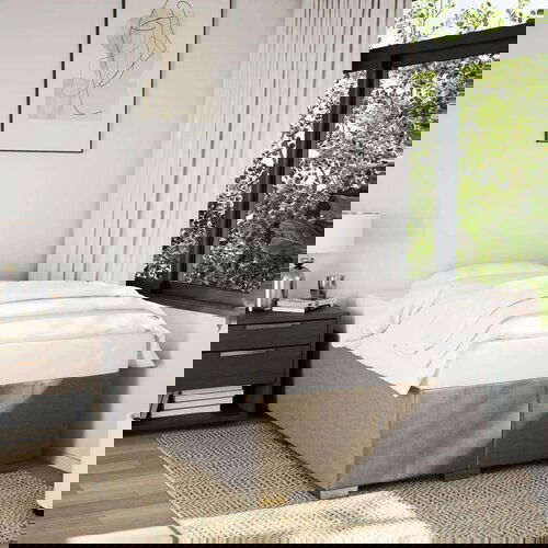 vidaXL Okvir kreveta Taupe 120x190 cm Tkanina Cijene