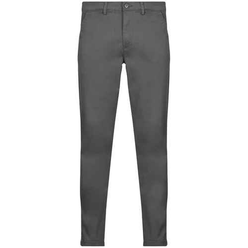 Selected Hlače Chino / Carrot SLHSLIM-NEW MILES 175 FLEX CHINO Siva