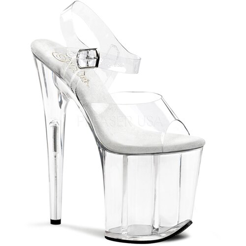 Pleaser USA Pleaser Flamingo-808 Clear/Clear 40 Cene
